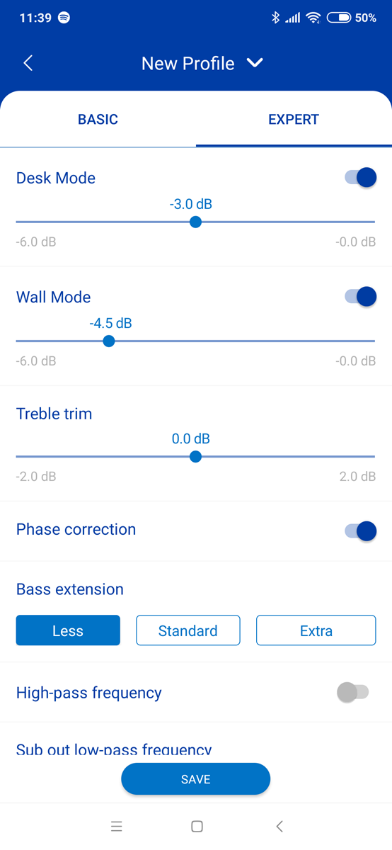 Aplikacija KEF Control koristi se za konfiguraciju zvučnika