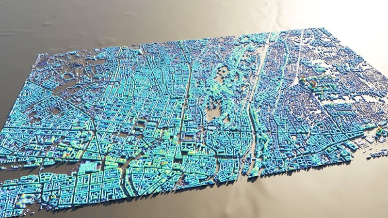 3D karte izrađene od radarskih slika sintetičke aperture mogle bi pomoći   u akcijama spašavanja ubrzo nakon velikih katastrofa 📷 UNIBW