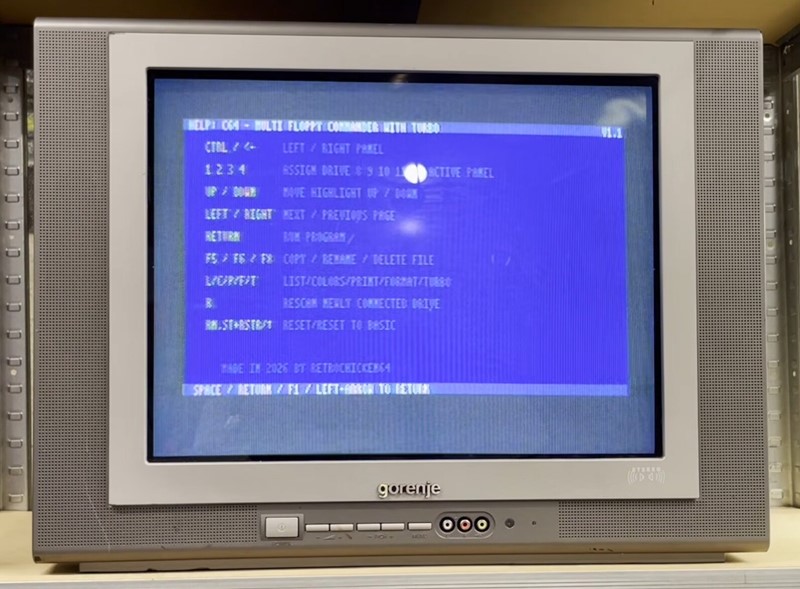 Program prikazan na CRT televizoru nama vrlo dobro poznate marke Gorenje
