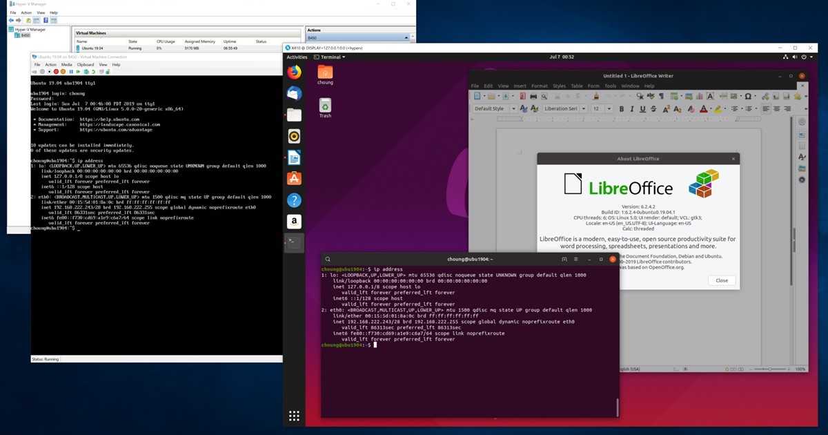 linux viewer for windows