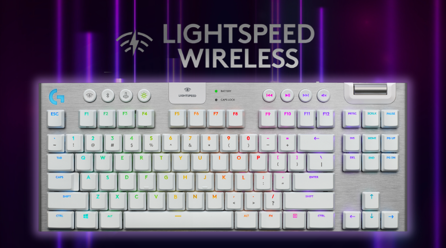 Logitech G915 Lightspeed TKL.