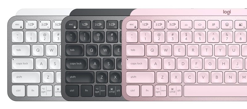 MX Keys Mini proizvodi se u tri boje: Graphite, Pale Gray i Rose