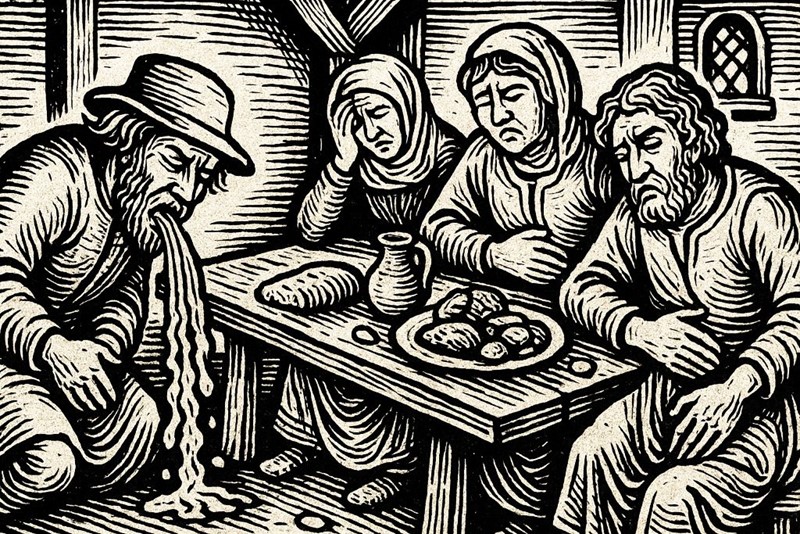 Srednjevjekovne intoksikacije raženim gljivicama nisu bile tako zabavne kao suvremena konzumacija THC-ulja u pizzerijama 📷 Doc/AI