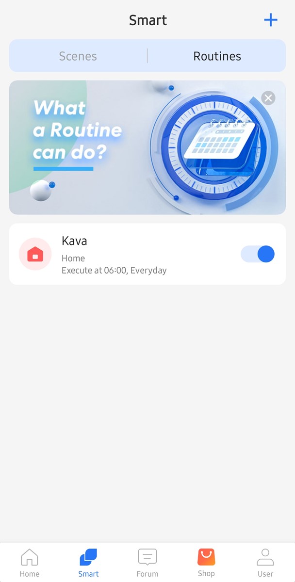 Kreiranje rutina, zapravo vremenskih rasporeda za uključenje ili isključenje lijeve i desne utičnice