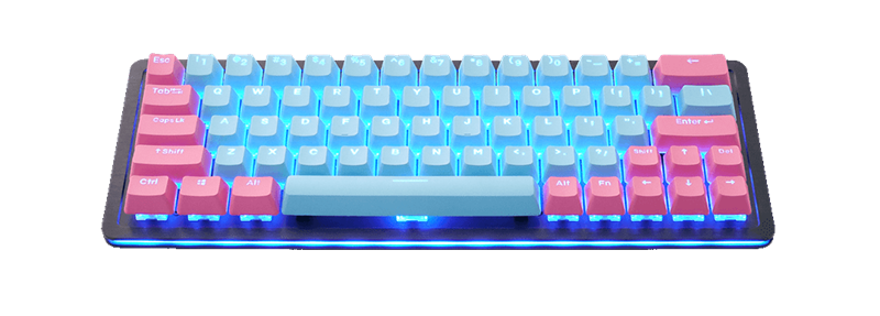 Osim klasičnih, crnih kapica tipki, dostupno je nekoliko varijanti u drugim kombinacijama boja, nazvanih Mineral PBT 