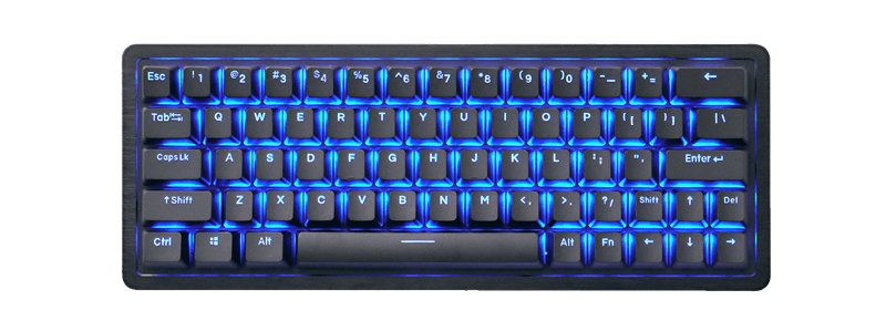 Sve 60-postotne tipkovnice žrtvuju tipke na račun izuzetne kompaktnosti. Mountain je kod Everesta 60 zadržao kursore, žrtvovanjem desnog Controla, desne tipke Windows i dimenzija desnog Shifta