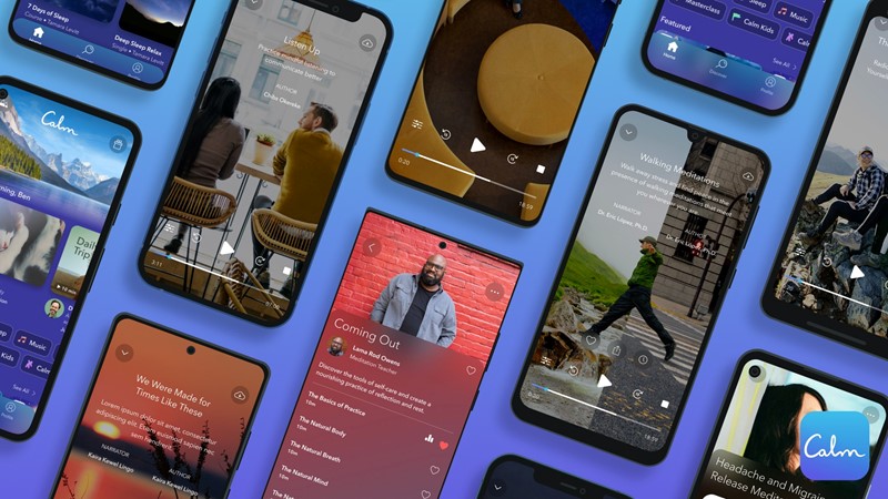 Online meditacije putem aplikacije Calm 📷 Calm