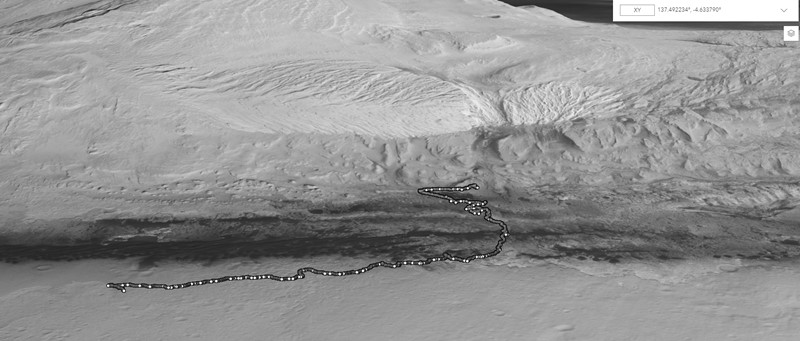 Ovuda je kročio rover Curiosity