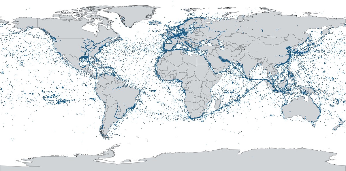 Satelitsko praćenje pomorske plovidbe svjetskim morima, uz pomoć mikrosatelita Europske svemirske agencije ESAIL
