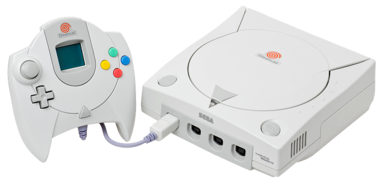 Dreamcast, ukinut 2001. godine, posljednja igraća konzola tvrtke Sega. 📷 Evan-Amos, Wikipedia