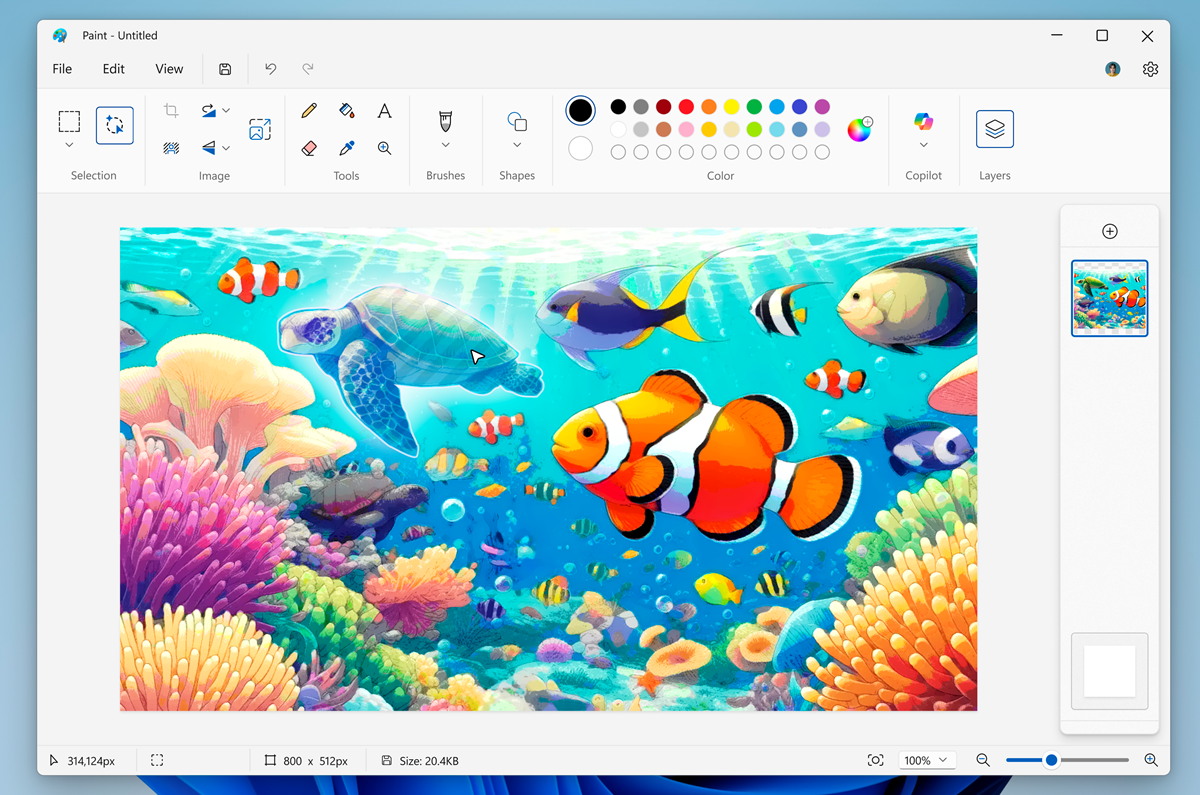 Paint - Object select