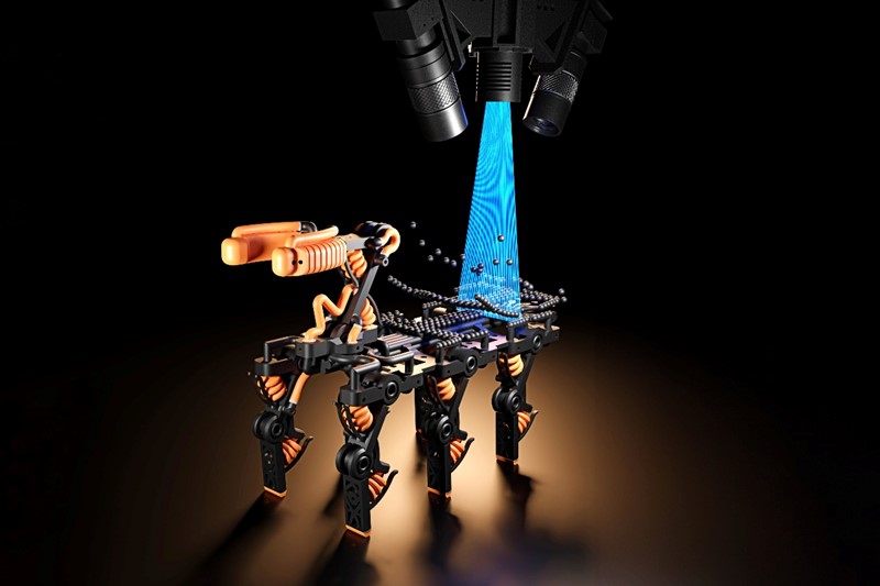 Robot gradi sloj po sloj koristeći novi proces 📷 MIT