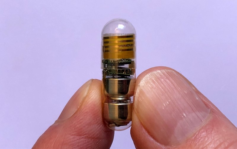 VMPill u gel kapsuli za jednostavnu vizualizaciju unutarnjih komponenti  📷 Ben Pless