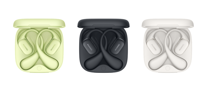 Slušalice Huawei FreeArc mogu se kupiti u tri različite boje, zelenoj, crnoj i sivoj. Izrađene su tako da usmjeravaju zvuk prema uhu korisnika, a zbog korištene tehnologije, curenja zvuka praktički da ni nema