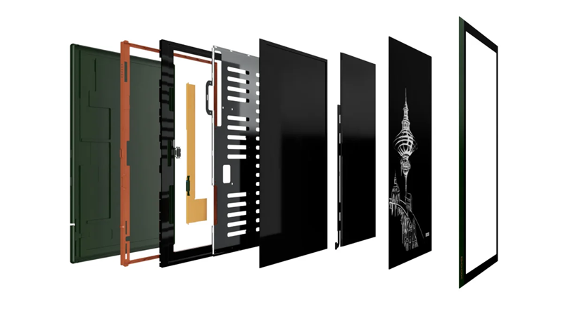 Ovako Note Air 2 Plus izgleda “u presjeku” - hrpa slojeva i aluminijsko kućište koje mu daje čvrstoću