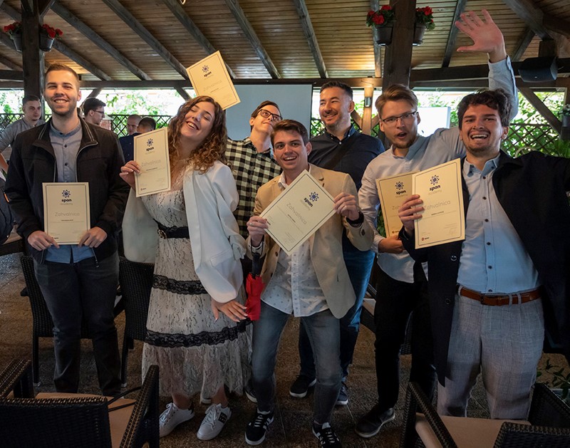 Zahvalnice za završetak Span Akademije