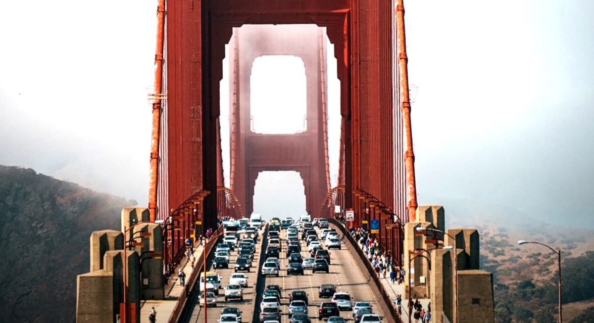 Istraživači su s uključenim uređajima 102 puta prešli preko mosta Golden Gate, a u istraživanju su iskorištena i putovanja vozača Ubera