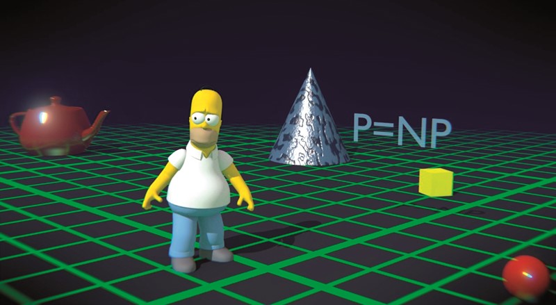 Problem je donekle doprio i u pop-kulturu: P=NP se jednom pojavljuje u pozadini u sedmoj sezoni dobro nam poznatog crtića The Simpsons
