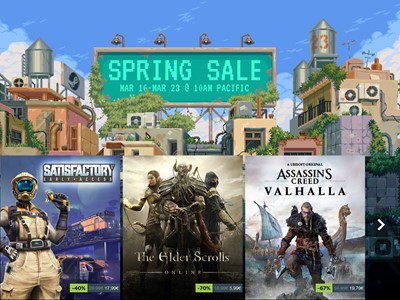 Pokrenuta proljetna rasprodaja na Steamu, Steam Deck prvi put na popustu