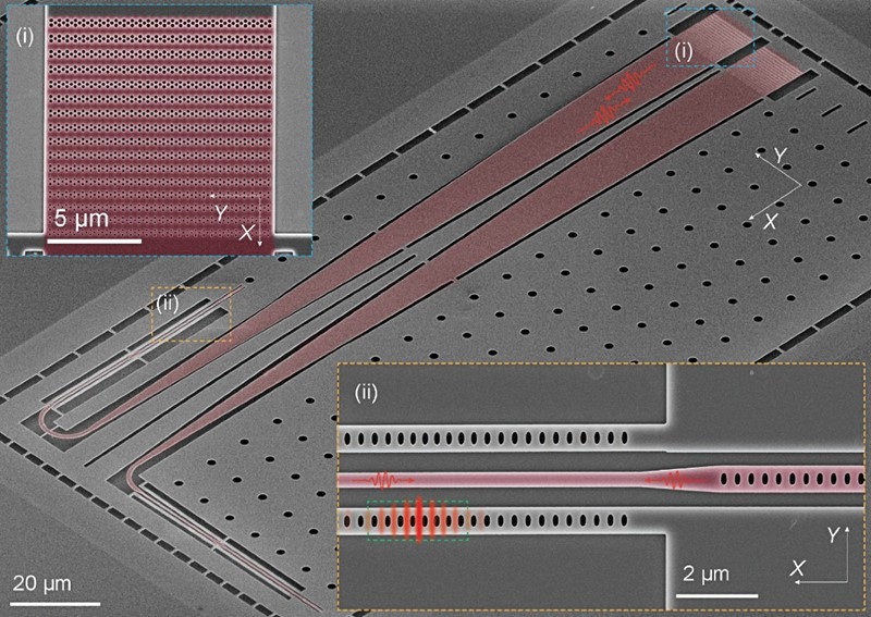 Nanoskopski silicijski valovod hvata fotone koje emitira erbijev ion i šalje ih kao signale visoke vjernosti preko optičkog kabela 📷 Princeton University