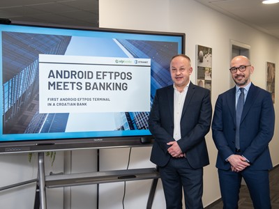 Prvi prelazak banke u Hrvatskoj na Android EFTPOS terminale