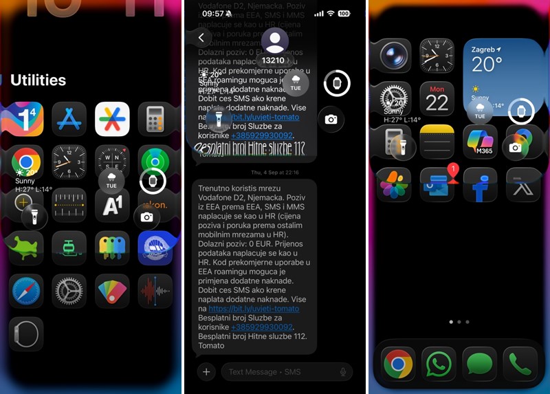Svjetlosni efekti na staklenom rubu - teško će ih dočarati samo screenshot