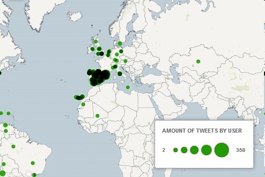 Geokodiranje tweetova omogućuje geolokaciju i bazičnu identifikaciju izvorišta poruka na toj društvenoj mreži