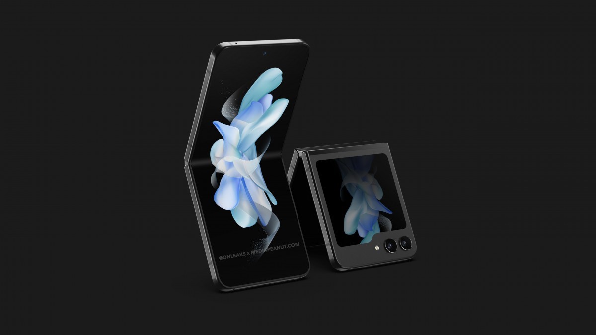 Render Samsung Galaxy Z Flip 5. 📷 Foto: MediaPeanut, OnLeaks