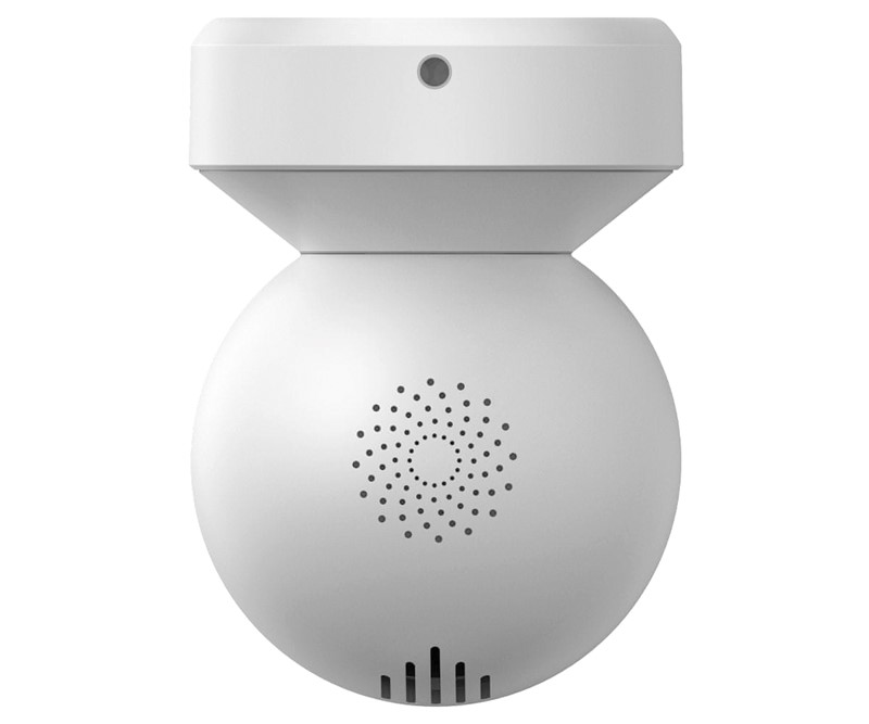 Na stražnjoj strani kamere nalazi se zvučnik, koji omogućuje oglašavanje alarma i dvosmjernu glasovnu komunikaciju s osobom ispred kamere