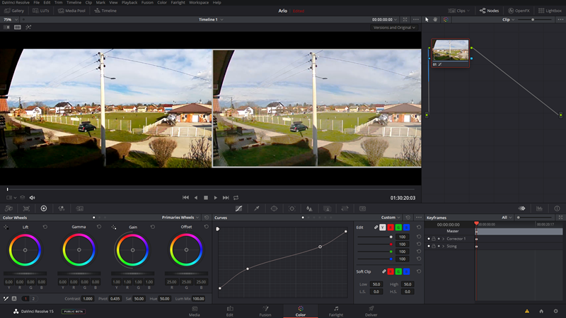 Smanjivanjem kontrasta, odnosno posvjetljivanjem tamnih tonova, iz "crnog" u slici  se može izvući dosta toga što se inače ne vidi