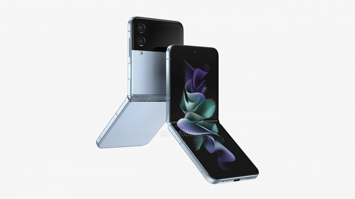 Render Samsung Galaxy Z Flipa 4 📷 Foto: OnLeaks/91Mobiles