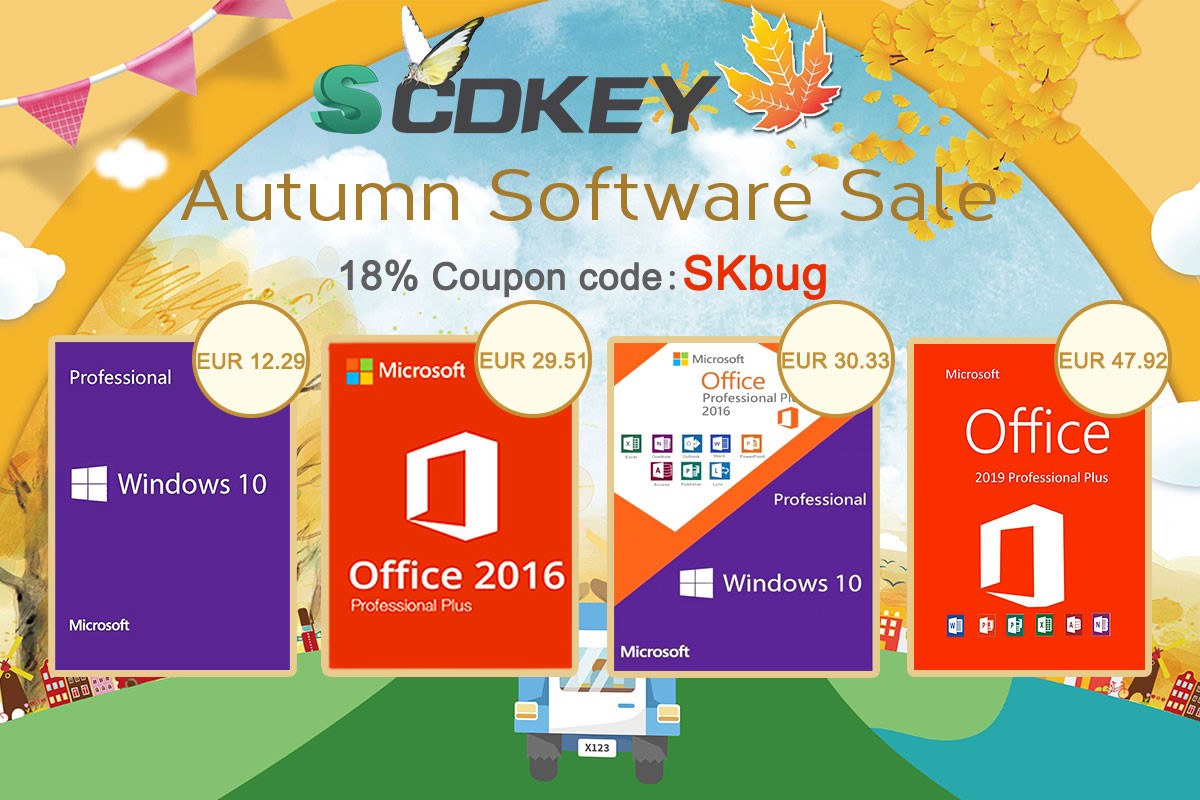 SCDkey - Windows 10 licenca već za 12,29 eura, a Office 2016 Pro za 29 eura  - Promo @ 