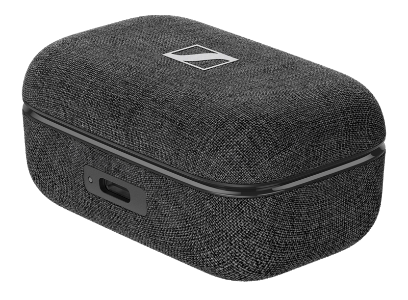 Kutijica prekrivena tvidom znak je raspoznavanja Sennheiserovih bežičnih slušalica od samog začetka linije Momentum True Wireless