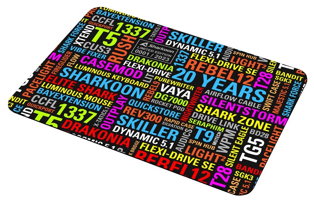 Sharkoon 📷 20 Years Limited Edition Mouse Mat