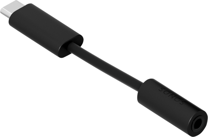 U stražnji USB-C konektor Ere 100 mogu se spojiti dva dodatka: Sonos Line-In Adapter (3,5-milimetarski analogni ulaz, 25 eura) i Sonos Combo Adapter (Ethernet i 3,5-milimetarski ulaz, 45 eura)