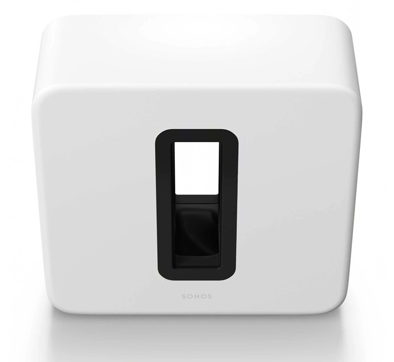 Elipsaste zvučničke jedinice postavljene su jedna nasuprot drugoj, u takozvanoj force-cancelling konfiguraciji, a ispod i iznad njih nalaze se bas-refleksni portovi