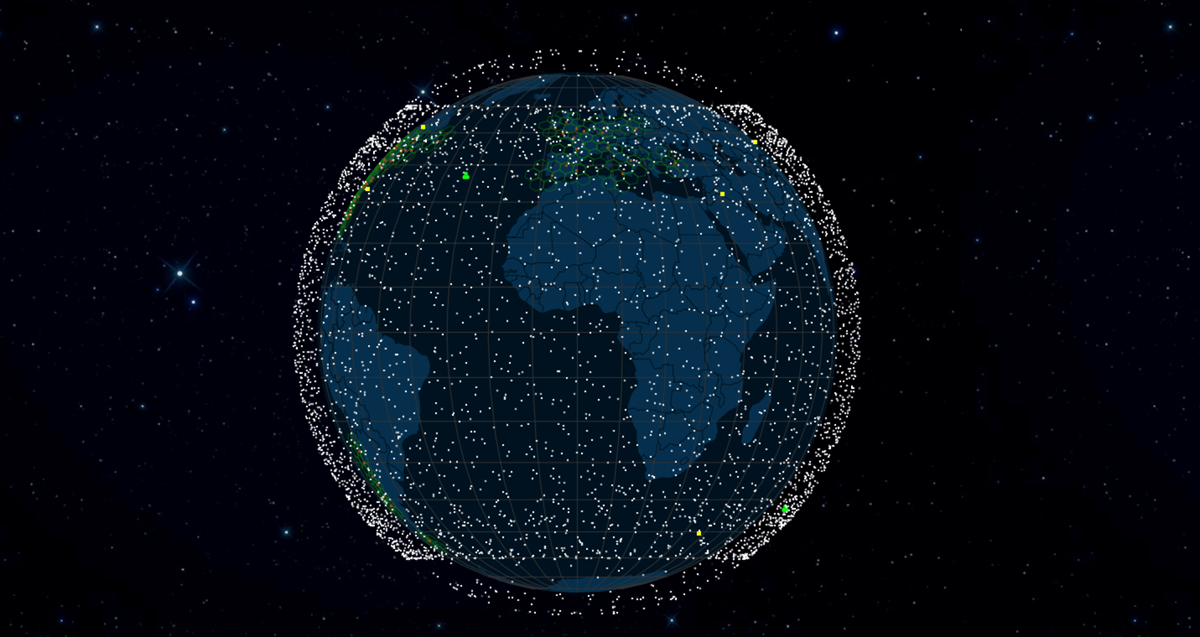 Konstelacija sateita Starlinka - praćena uživo 📷 Izvor: satellitemap.space