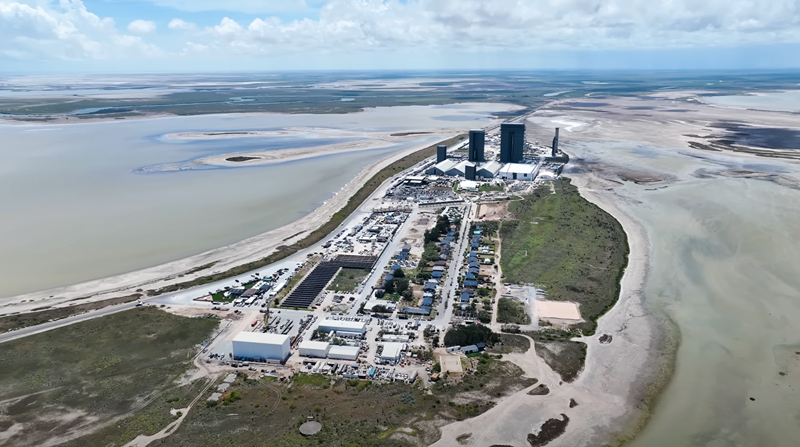 Lansirna baza u Brownsvillu, Texas odakle je krenula raketa