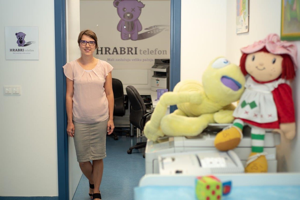 Hana Hrpka, profesorica psihologije i predsjednica udruge Hrabri telefon