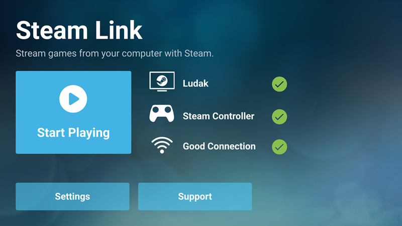 Nakon dodavanja kontrola i sparivanja s računalom koje će servirati podatke, spremni smo za igranje odnosno zrcaljenje Big Screen moda s host računala