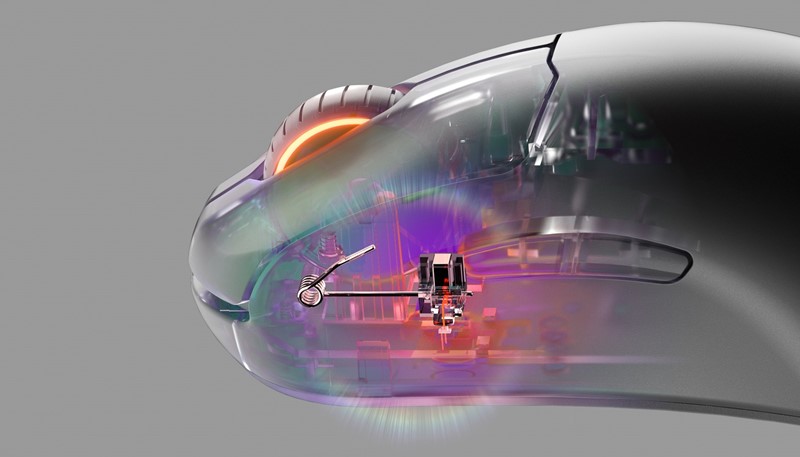 Mehanički prekidač ispod "glavne" tipke na mišu znači trenutačni odziv tipke čim osjetite i čujete zvuk kliktanja