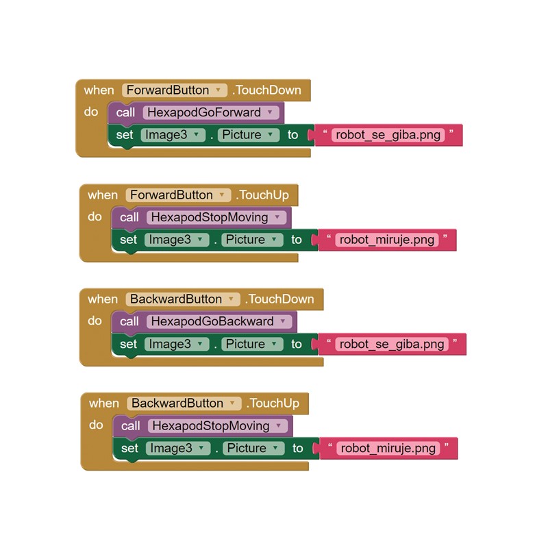 Programiranje robota nakon što se sastavi, omogućeno je kroz jednostavno sučelje prilagođeno stjecanjima osnovnih programerskih vještina 