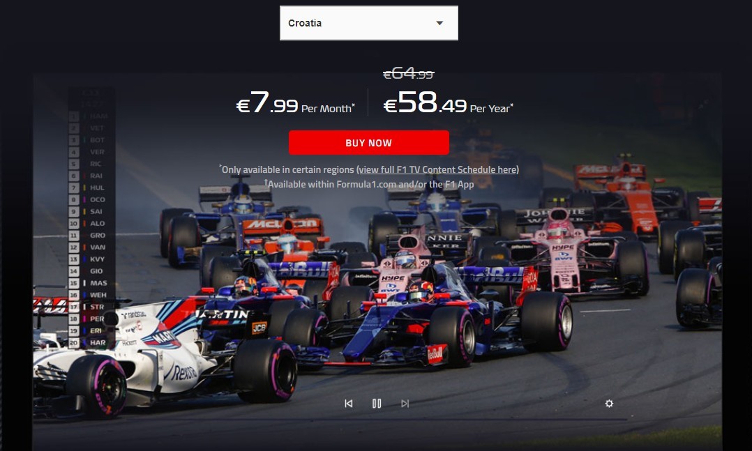 formula 1 danas na tv