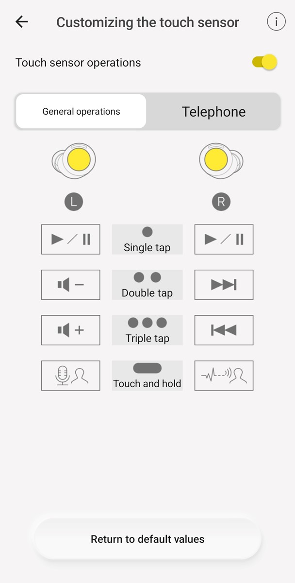Dodirne kontrole lijeve i desne slušalice u cijelosti možemo konfigurirati prema vlastitim preferencijama