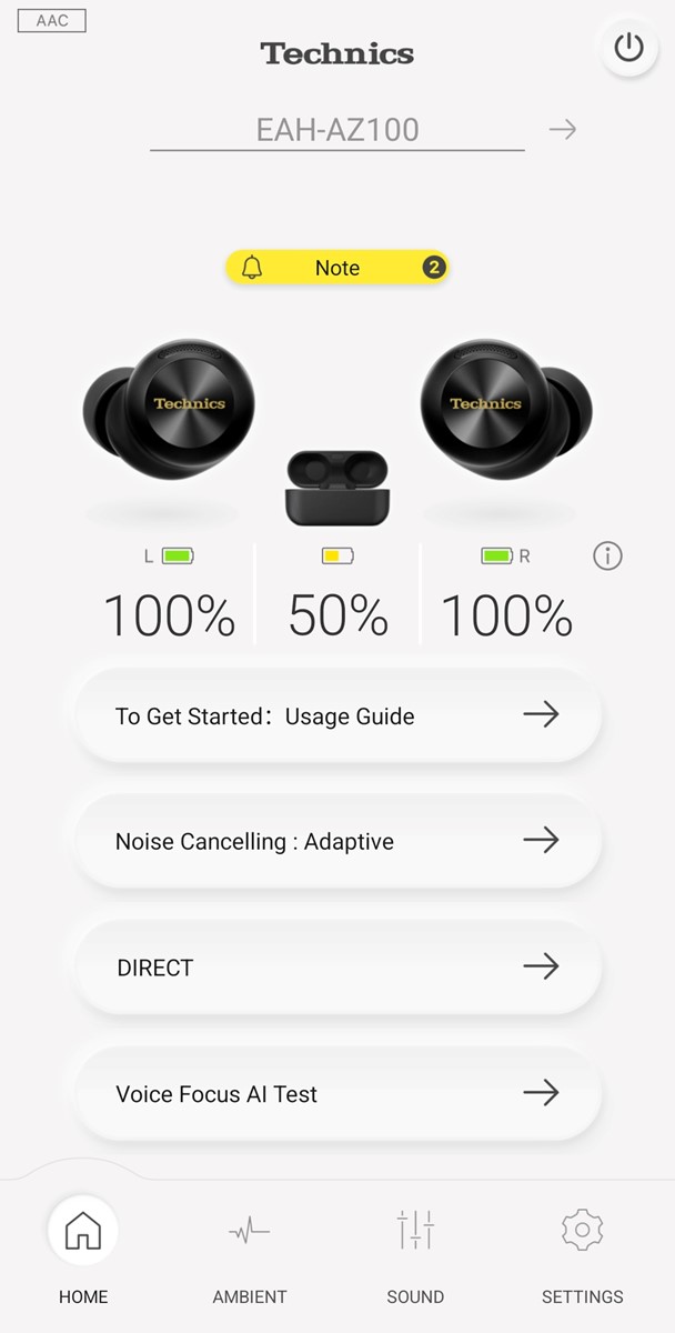 Mobilna aplikacija Technics Audio Connect većim je dijelom razumljiva i praktična za korištenje, premda se i dalje suviše oslanja na tekstualni opis opcija, čak i na mjestima gdje bi grafičke upute bile intuitivnije