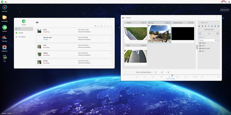 Surveillance Manager, modul za kontinuirano snimanje videonadzornih kamera, ne iziskuje kupnju skupih licenca za bilježenje zapisa s većeg broja kamera