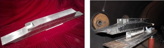 Testni sodramjet motor u zračnom tunelu