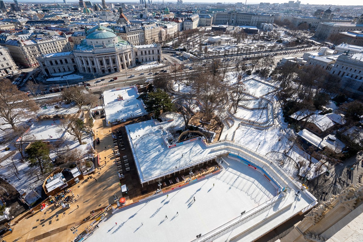 Površina klizališta 2022. iznosila je 9.500 m2  📷 © David Bohmann