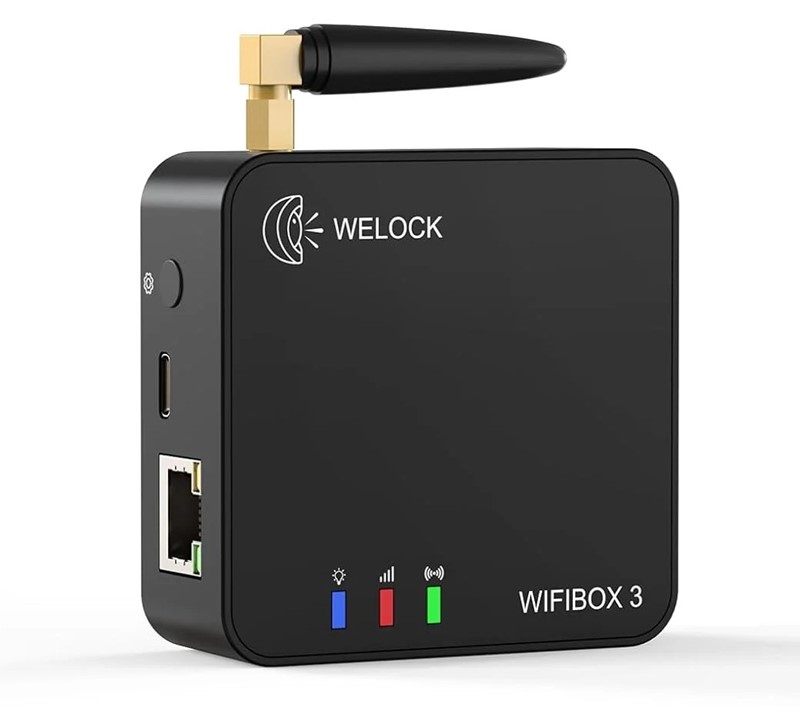 WIFIBOX 3 esencijalan je za otključavanje brave na daljinu te primanje notifikacija kad ju bilo tko otključa. Cijena mu je 100 eura, a može se kupiti i u kompletu s Welockovim pametnim bravama – tada košta desetak eura manje