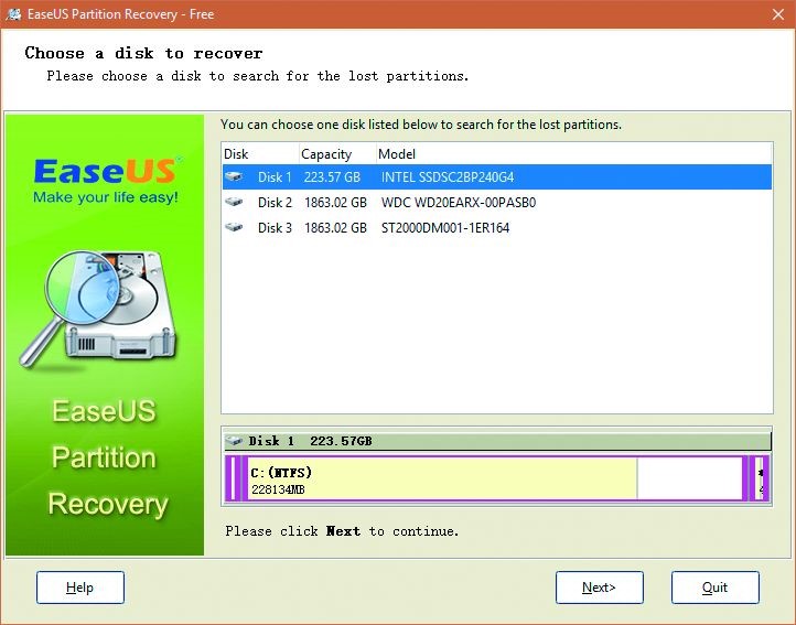 EaseUS Partition Recovery jedan je od programa koji bi vam možda mogli vratiti “nestalu particiju”, no ne riskirajte ni sa čime takvim prije negoli ste izvukli sve važne datoteke na sigurno